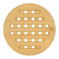Descanso Para Panelas 19cm Redondo Em Bambu Mimo Style